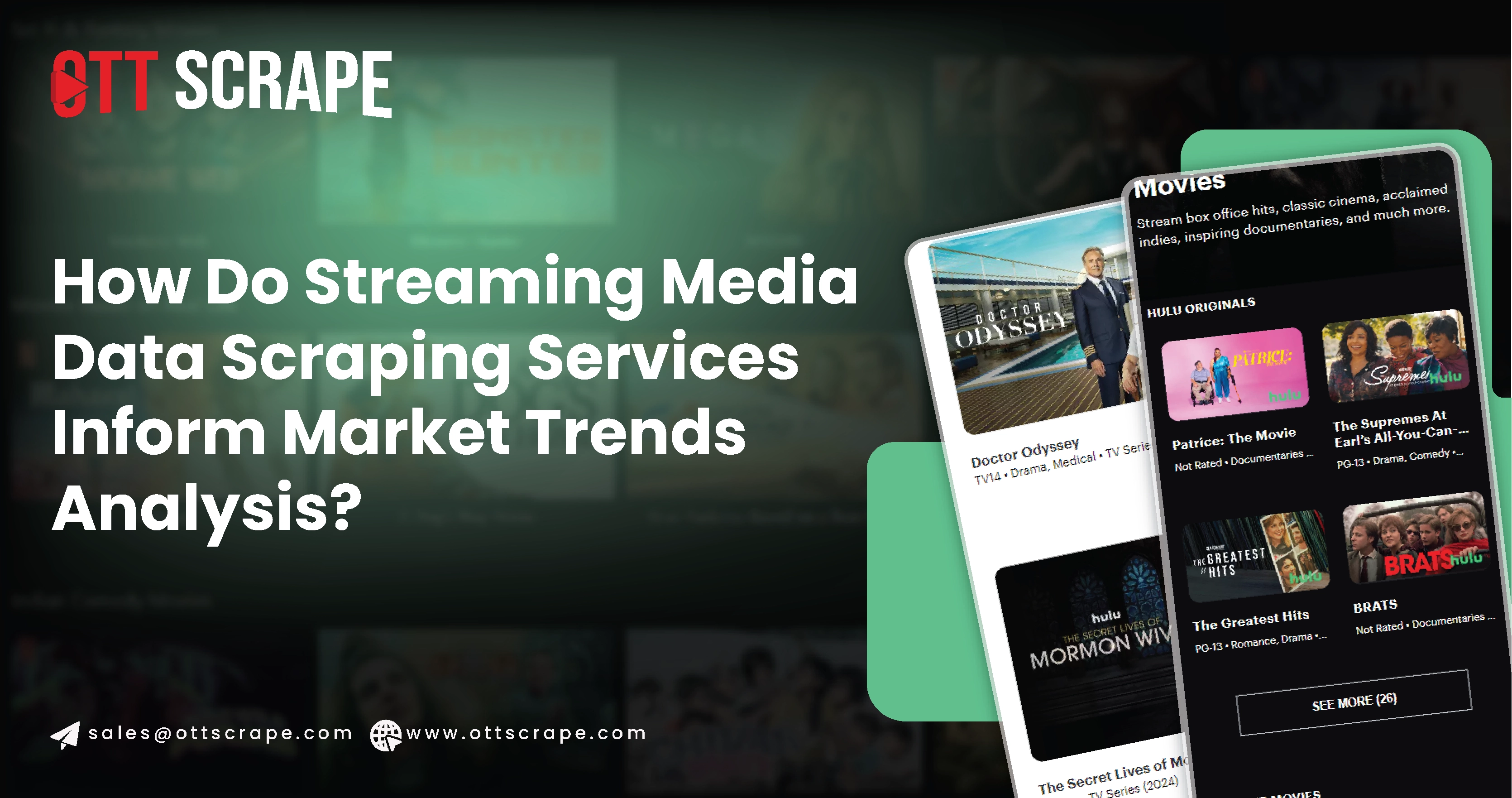 How Do Streaming Media Data Scraping Services Inform Market Trends Analysis